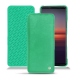 Housse cuir Sony Xperia 5 II - Menthe vintage ( Pantone 562C ) 