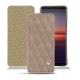 Custodia in pelle Sony Xperia 5 II - Taupe vintage - Couture