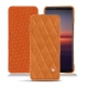 Lederschutzhülle Sony Xperia 5 II - Mandarine vintage - Couture