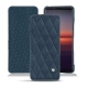 Housse cuir Sony Xperia 5 II - Jean vintage - Couture