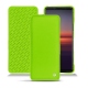硬质真皮保护套 Sony Xperia 5 II - Vert fluo