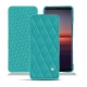 Funda de piel Sony Xperia 5 II - Bleu fluo - Couture