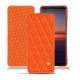 硬质真皮保护套 Sony Xperia 5 II - Orange fluo - Couture