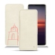 Housse cuir Sony Xperia 5 II - Blanc escumo