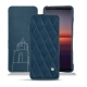 Custodia in pelle Sony Xperia 5 II - Blu mediterran - Couture
