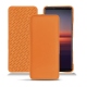 Sony Xperia 5 II leather case - Orange PU