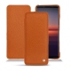 Housse cuir Sony Xperia 5 II - Orange vibrant