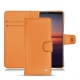 Lederschutzhülle Sony Xperia 5 II - Orange ( Nappa - Pantone 1495U ) 
