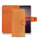 Funda de piel Sony Xperia 5 II - Mandarine vintage ( Pantone 165C ) 