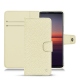 Capa em pele Sony Xperia 5 II - Ivoire ( Sleek P C12 - White ) 