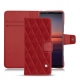 Capa em pele Sony Xperia 5 II - Rouge - Couture ( Nappa - Pantone 199C ) 