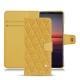 Funda de piel Sony Xperia 5 II - Mimosa - Couture ( Pantone 141C ) 