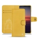 Sony Xperia 5 II leather case - Jaune soulèu