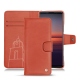 Sony Xperia 5 II leather case - Arange clouquié