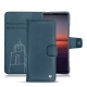 Housse cuir Sony Xperia 5 II - Blu mediterran