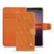 Custodia in pelle Sony Xperia 5 II - Mandarine vintage - Couture