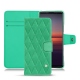 Housse cuir Sony Xperia 5 II - Menthe vintage - Couture