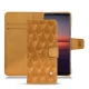 Sony Xperia 5 II leather case - Or Maïa - Couture