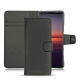 Sony Xperia 5 II leather case - Noir PU