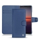 Custodia in pelle Sony Xperia 5 II - Bleu frisson