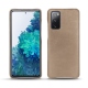 Lederschutzhülle Samsung Galaxy S20 FE - Taupe vintage ( Pantone 7530C ) 