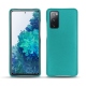 硬质真皮保护套 Samsung Galaxy S20 FE - Bleu fluo