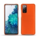 Custodia in pelle Samsung Galaxy S20 FE - Orange fluo