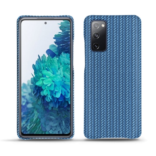 Copertina posteriore in pelle per Samsung Galaxy S20 FEAbaca ishia ( Pantone #395775 ) 