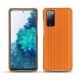 Coque cuir Samsung Galaxy S20 FE - Abaca arancio