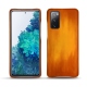 Funda de piel Samsung Galaxy S20 FE - Orange Patine