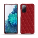 Custodia in pelle Samsung Galaxy S20 FE - Rouge - Couture ( Nappa - Pantone 199C ) 