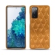 Funda de piel Samsung Galaxy S20 FE - Or Maïa - Couture