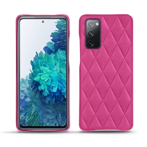 Capa traseira em pele para Samsung Galaxy S20 FERose BB - Couture ( Pantone #DB599F )