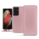 Housse cuir Samsung Galaxy S21 Ultra - Rose ( Nappa - Pantone 2365C ) 