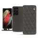 Funda de piel Samsung Galaxy S21 Ultra - Anthracite - Couture ( Pantone 424C ) 
