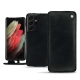 Capa em pele Samsung Galaxy S21 Ultra - Dark vintage ( Roughtcut - Black#5256 ) 
