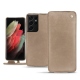 Custodia in pelle Samsung Galaxy S21 Ultra - Taupe vintage ( Pantone 7530C ) 