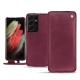 Custodia in pelle Samsung Galaxy S21 Ultra - Prune vintage ( Pantone 512C ) 