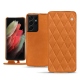 Housse cuir Samsung Galaxy S21 Ultra - Mandarine vintage - Couture