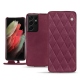 Funda de piel Samsung Galaxy S21 Ultra - Prune vintage - Couture
