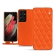 Funda de piel Samsung Galaxy S21 Ultra - Orange fluo - Couture