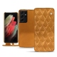 Samsung Galaxy S21 Ultra leather case - Or Maïa - Couture