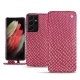 硬质真皮保护套 Samsung Galaxy S21 Ultra - Serpent ciclamino
