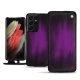 Custodia in pelle Samsung Galaxy S21 Ultra - Violet Patine