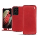 Housse cuir Samsung Galaxy S21 Ultra - Rouge troupelenc
