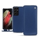 Lederschutzhülle Samsung Galaxy S21 Ultra - Bleu frisson