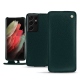 硬质真皮保护套 Samsung Galaxy S21 Ultra - Vert séduisant