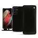 Samsung Galaxy S21 Ultra leather case - Noir Veggie