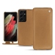 Housse cuir Samsung Galaxy S21 Ultra - Beige Veggie