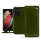 Housse cuir Samsung Galaxy S21 Ultra - Vert Veggie